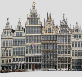 现代市场建筑住宅SU模型下载_sketchup草图大师SKP模型