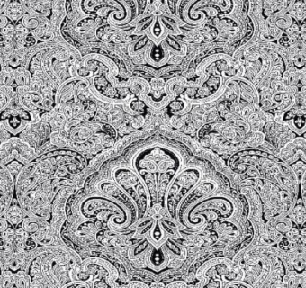 欧式复古花纹墙纸设计SU模型下载_sketchup草图大师SKP模型