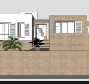 现代化住宅SU模型下载_sketchup草图大师SKP模型