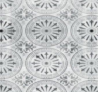 圆形印花花纹黑色系列墙纸SU模型下载_sketchup草图大师SKP模型