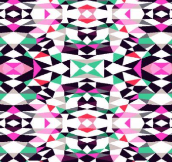 现代几何印花图案墙纸SU模型下载_sketchup草图大师SKP模型