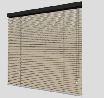 室内家居手动百叶帘SU模型下载_sketchup草图大师SKP模型