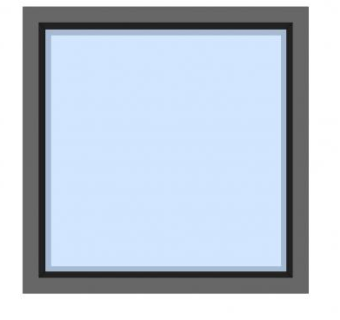 方形玻璃窗户SU模型下载_sketchup草图大师SKP模型