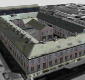 华盛顿特区建筑住宅SU模型下载_sketchup草图大师SKP模型