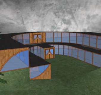 建筑师山建筑房子SU模型下载_sketchup草图大师SKP模型