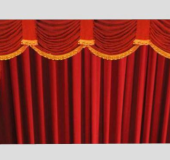 剧院幕布红色布景窗帘SU模型下载_sketchup草图大师SKP模型