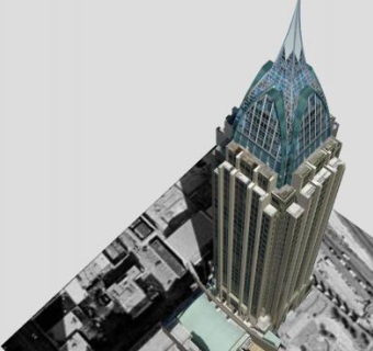 现代大厦高层建筑SU模型下载_sketchup草图大师SKP模型