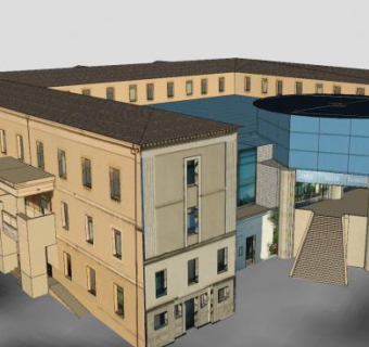 现代办公市议会SU模型下载_sketchup草图大师SKP模型