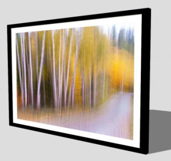 《幽灵般的伯奇森林》油画挂画SU模型下载_sketchup草图大师SKP模型