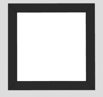 黑边空白的相框SU模型下载_sketchup草图大师SKP模型