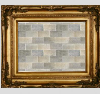 华丽的镀金画框SU模型下载_sketchup草图大师SKP模型