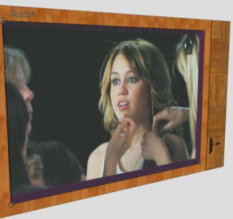 麦莉赛勒斯照片相框SU模型下载_sketchup草图大师SKP模型