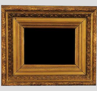 镀金边巴洛克风格画框SU模型下载_sketchup草图大师SKP模型