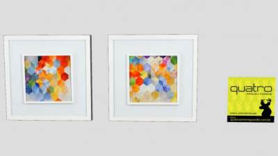 当代立方体绘画挂画SU模型下载_sketchup草图大师SKP模型