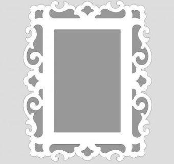 肖像门框架相框SU模型下载_sketchup草图大师SKP模型