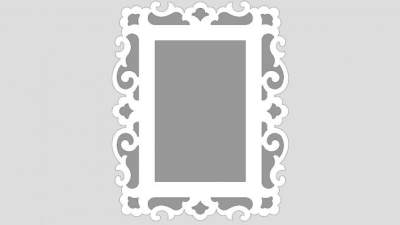 肖像门框架相框SU模型下载_sketchup草图大师SKP模型