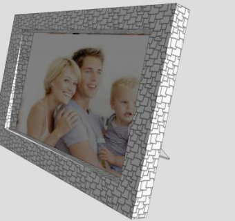 家庭合照相片相框SU模型下载_sketchup草图大师SKP模型