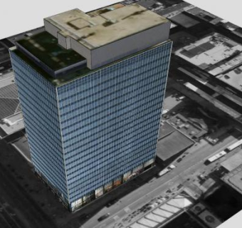 现代高层摩天大楼房子SU模型下载_sketchup草图大师SKP模型