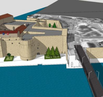 塔兰托城堡房子SU模型下载_sketchup草图大师SKP模型