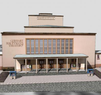 户外房子现代建筑SU模型下载_sketchup草图大师SKP模型