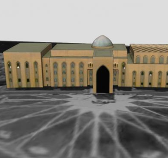 新总统府建筑SU模型下载_sketchup草图大师SKP模型