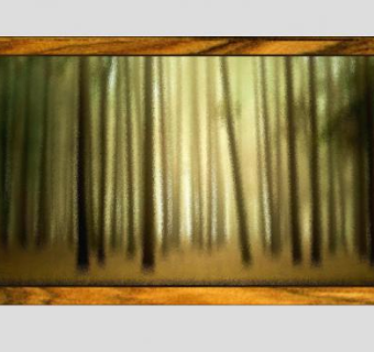 印象派绘画森林装饰画SU模型下载_sketchup草图大师SKP模型