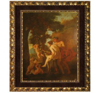 欧洲古色古香古典油画挂画SU模型下载_sketchup草图大师SKP模型