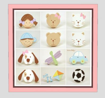 儿童房简约卡通挂画SU模型下载_sketchup草图大师SKP模型