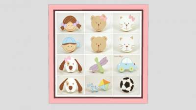 儿童房简约卡通挂画SU模型下载_sketchup草图大师SKP模型