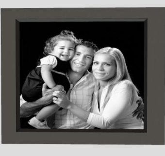 黑色家庭照摄影相框SU模型下载_sketchup草图大师SKP模型