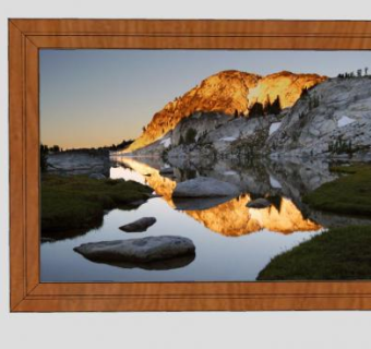 山水摄影照片相框SU模型下载_sketchup草图大师SKP模型