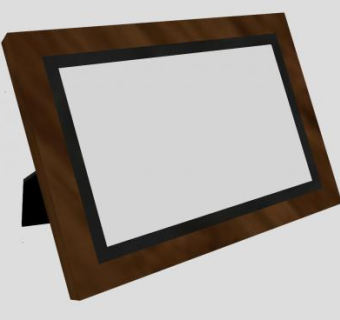 现代木制相框SU模型下载_sketchup草图大师SKP模型