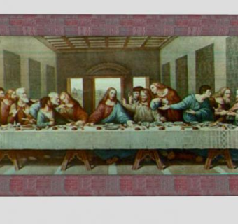 《最后的晚餐》油画装饰画SU模型下载_sketchup草图大师SKP模型