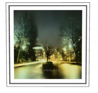 现代城市街景相框挂画SU模型下载_sketchup草图大师SKP模型