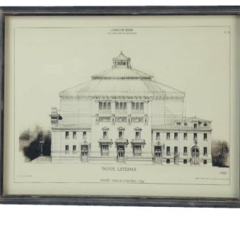 欧洲建筑风格黑木框架挂画SU模型下载_sketchup草图大师SKP模型