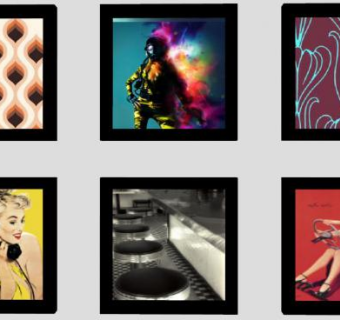 现代复古摄影挂画SU模型下载_sketchup草图大师SKP模型