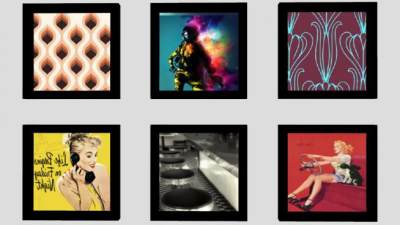 现代复古摄影挂画SU模型下载_sketchup草图大师SKP模型