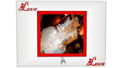 白礼服女士肖像照相框SU模型下载_sketchup草图大师SKP模型