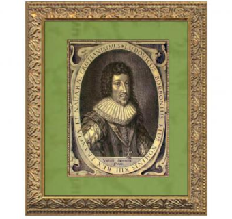 法国国王路易十三的画像挂画SU模型下载_sketchup草图大师SKP模型