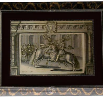 《路易十三骑马指南》挂画SU模型下载_sketchup草图大师SKP模型