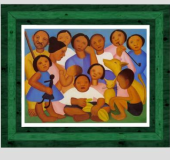 家庭照绘画挂画SU模型下载_sketchup草图大师SKP模型