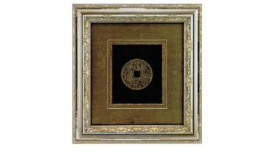 中国古币墙面艺术装饰SU模型下载_sketchup草图大师SKP模型