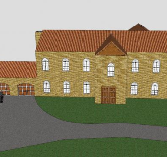 劳斯莱斯大厦建筑SU模型下载_sketchup草图大师SKP模型