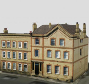 家庭住宅公寓建筑SU模型下载_sketchup草图大师SKP模型