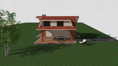 弗罗西诺内建筑别墅SU模型下载_sketchup草图大师SKP模型