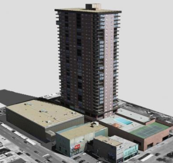 现代街区房子建筑SU模型下载_sketchup草图大师SKP模型