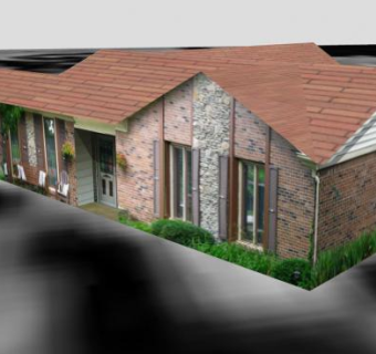 橄榄山路房子建筑SU模型下载_sketchup草图大师SKP模型