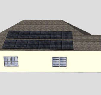 现代我的房子建筑SU模型下载_sketchup草图大师SKP模型