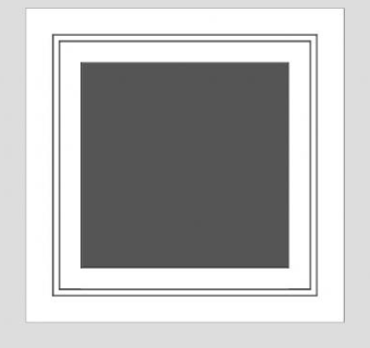 白边框方形挂画框SU模型下载_sketchup草图大师SKP模型