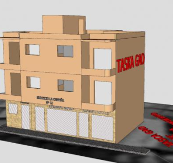乡村建筑房子SU模型下载_sketchup草图大师SKP模型